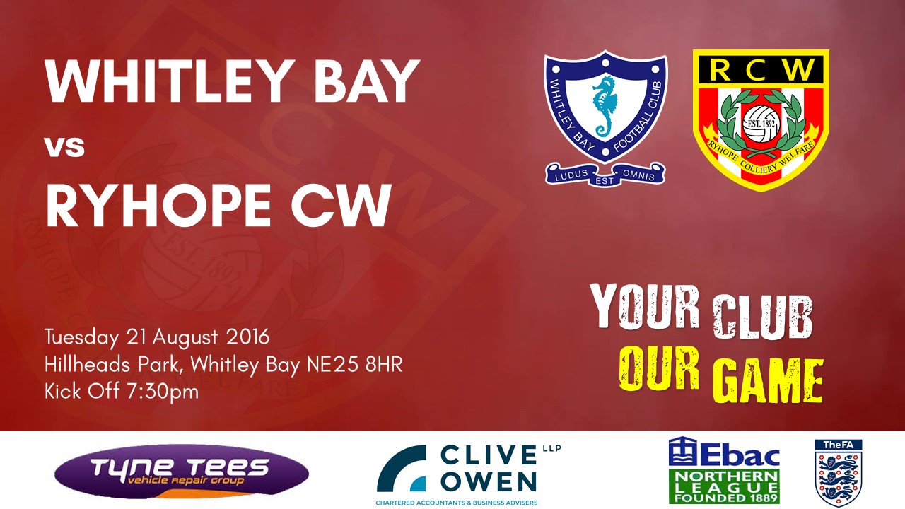 Match Preview: Whitley Bay vs Ryhope CW